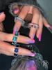 Trendy Fashionable European & American Influencer Gemstone Ring for Women: Colorful, High-End, Niche Design for Index Finger
