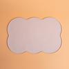 Silicone Pet Feeding Mat, Non Slip Leakproof Oval Bowl Mat for Cats Dogs Easy Clean Dining Pad