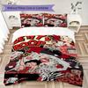 betty boop Pattern Bedding uilt Set uilt Cover Pillowcase Home Decoration Birthday Gift (1 * duvet cover + 2 * pillowcase without core)
