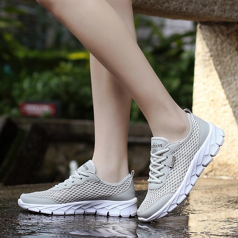Unisex Große Größe Ultraleichte Outdoor-Sportarten Atmungsaktive Mesh-Laufschuhe Sneakers 35-48