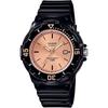 [Casio] CASIO Analog Watch LRW-200H-9E2V Women's/Kids' Cheap Casio Gloss Black X Rose Gold Overseas Model [Parallel Import]