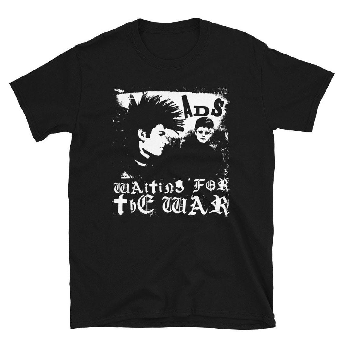 ADS Waiting For The War T-shirt, Danish Post Punk Deathrock, Killing ,Unisex tee Unisex T-Shirt S