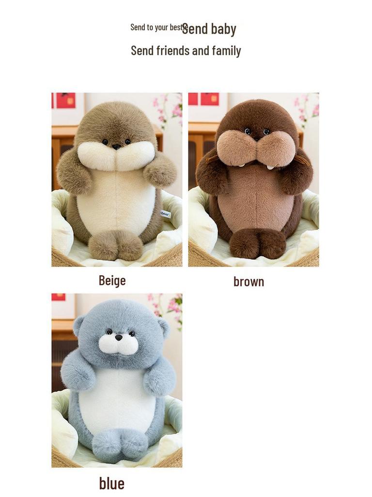 Dundun Ocean Seal Plush Toy - Cute Sleep Companion & Children's Birthday Gift