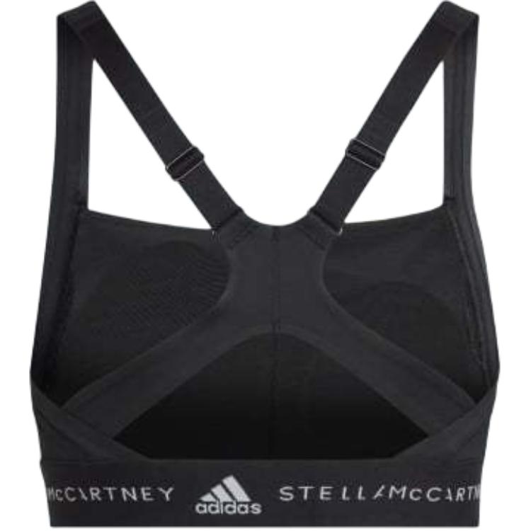 Adidas X Stella McCartney Solid Color Medium Support Sports Bra Women Underwear Black HD9097