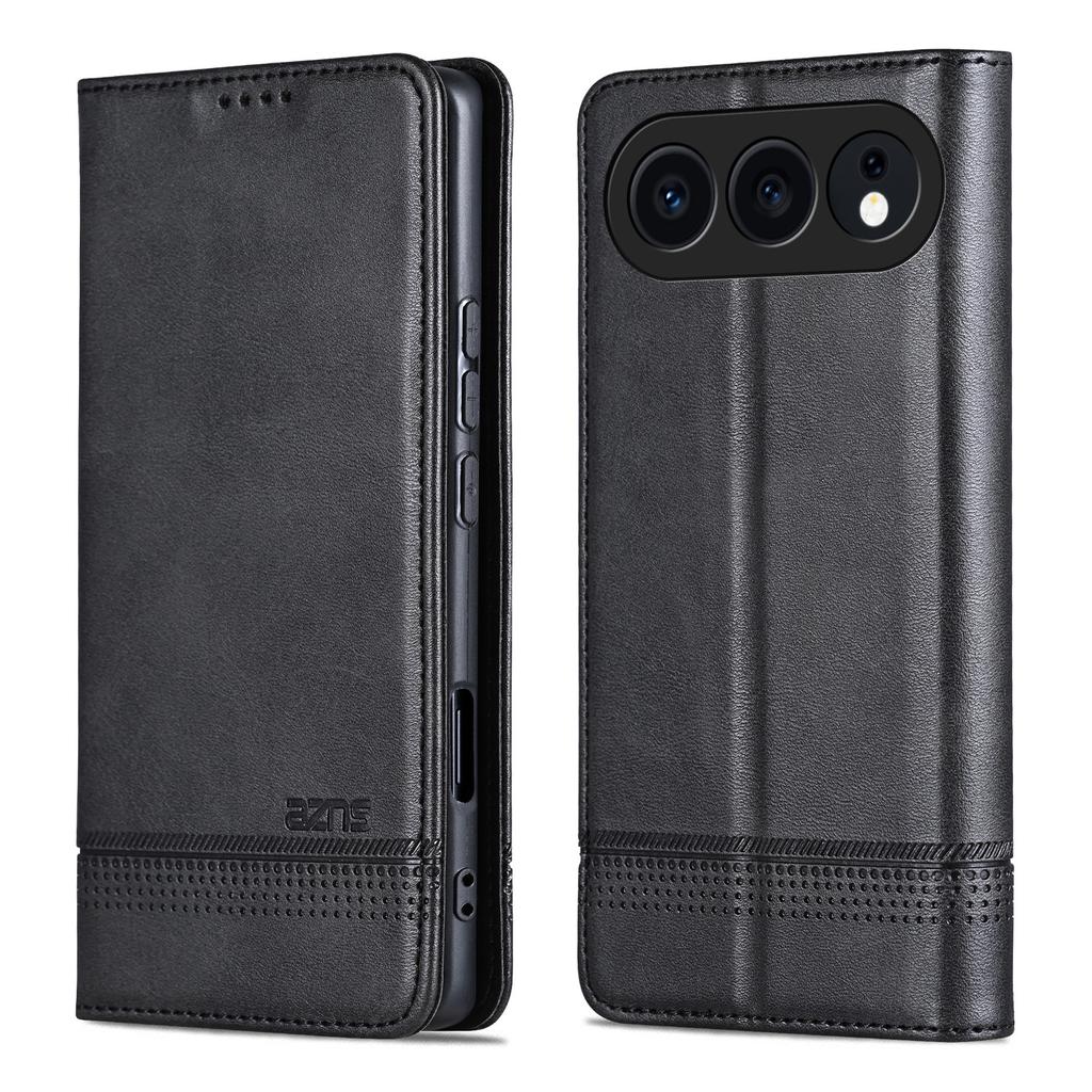 AZNS For Honor 500 5G Case Cowhide Texture PU Leather Wallet Phone Cover