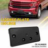 Front Bumper License Plate Tag Bracket Holder For - Chevy Silverado