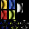 40 Stücke Auto Motorrad Rad Reflektierende Streifen Bunte Hub Aufkleber Auto Styling Aufkleber Aufkleber Auto Moto Decor Decals Zubehör