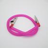 Dental Bib Clip Napkin Holder Reusable Kids Adults Elderly Colorful Elastic Spring Double-end Metal Clip Dentist Bib Holder Neck Strap