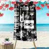 Lana Del Rey Print Beach Towel, Large Soft Quick Dry Towel for Beach Camping Swimming