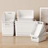 Daily Household Sundries Storage Box, Snack Toy Storage Plastic Storage Basket Desktop Book Sorting Storage Box