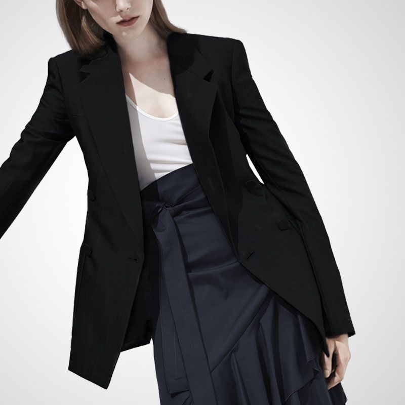 

Fried Street 2023 Приталенный Повседневный Легче всего сочетать с Костюмом Верхней одеждой Black 2XL