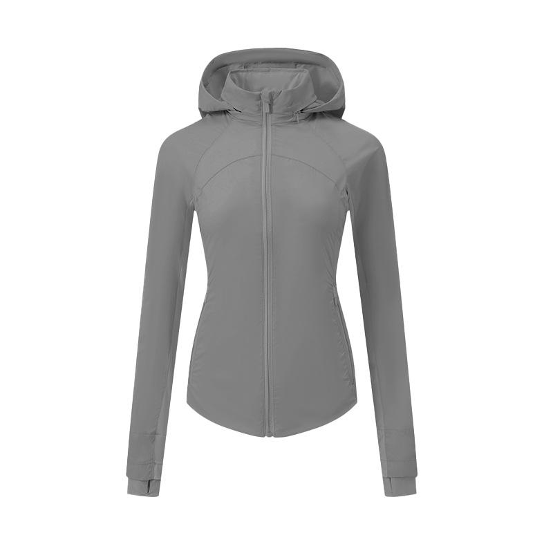 Beliebte Outdoor-Sportarten Sonnenschutz Leichte Eis Yoga Jacke