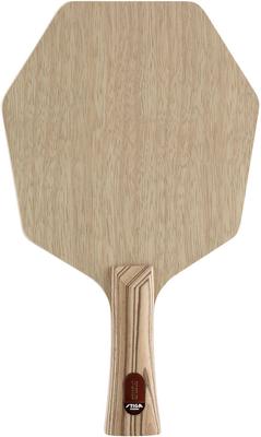 Stiga Table Tennis Shakehand Table Tennis Cyber Shape Pure FLA Racket, J.T.T.A.A. (Japan Association) Approved, Natural, 1602-2102-35