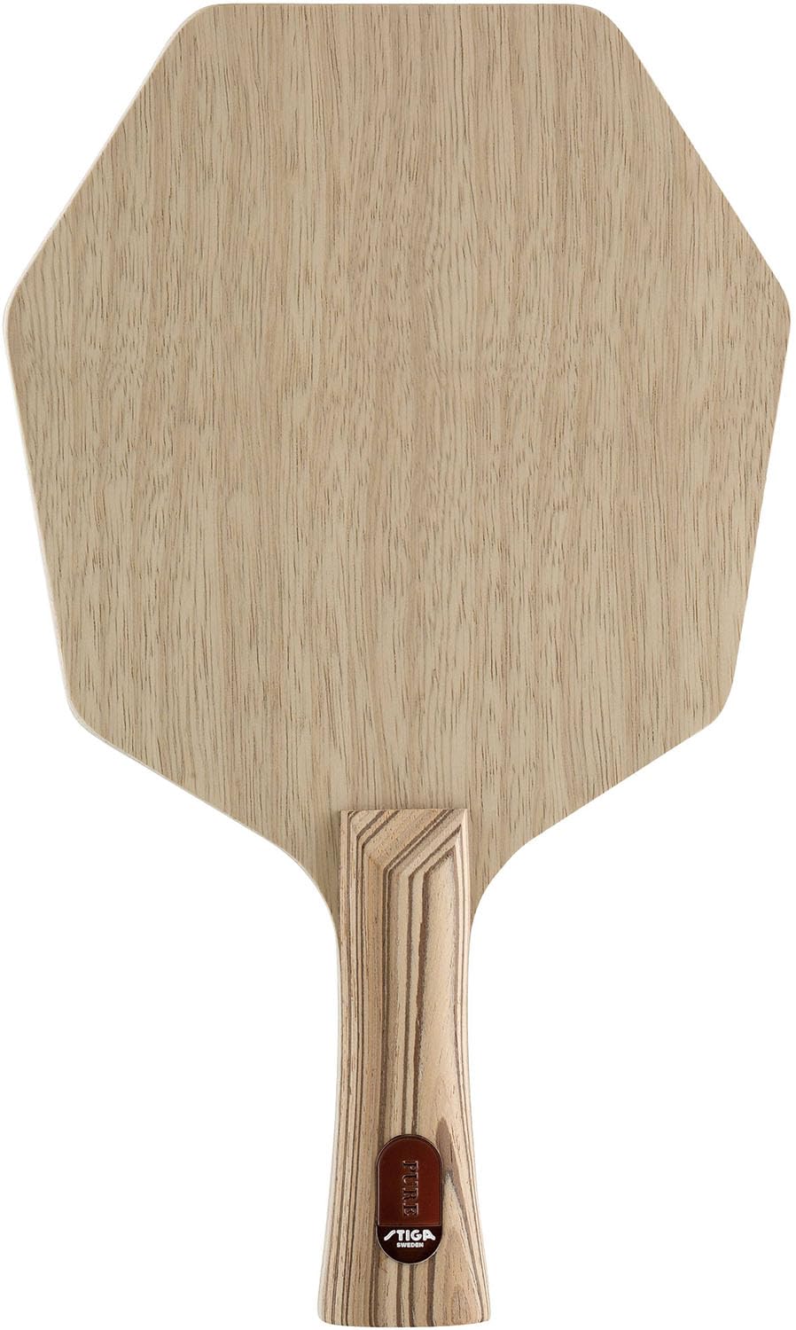 

STIGA Table Tennis Shakehand Table Tennis Cyber Shape Pure FLA Racket, J.T.T.A.A. (Japan Association) Approved, Natural, 1602-2102-35