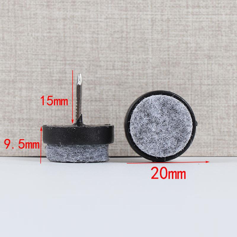 Home Floor Protection Tables, Chairs, Sofas, Foot Mats, Silent Pads, 20 Pieces Of Furniture Foot Mats,14-28Mm Circular Felt Pads