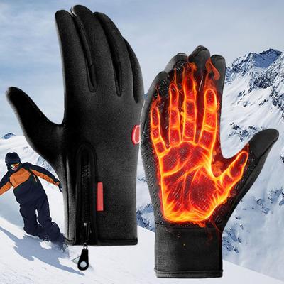 Winter Arbeitshandschuhe Vollfinger Winddichte Handschuhe Handwärmer Wasserdicht Touchscreen Ergonomischer Fäustling Wärmer Für Damen Herren Ski