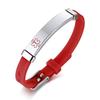 Personalizza Braccialetti ID Medico di Allerta Personalizzati per Ragazzi Ragazze Acciaio Inossidabile Antiallergico Silicone Info di Promemoria di Emergenza