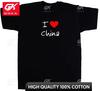 I Love Heart China Graphic T Shirts Unisexs Clothing New In Tops Tees Cotton Women