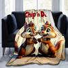 1 pezzo, Coperta Cartone Animato Chip 'n Dale - Personaggi dei Cartoni Animati Carini Animale di Peluche per Decorazione Stanza, Regalo di Compleanno, Decorazione Casa, Uso per Tutte le Stagioni, W