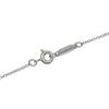 TIFFANY&Co. Cross-stitch Necklace Pt950Platinum/diamond 3.85g Women Used