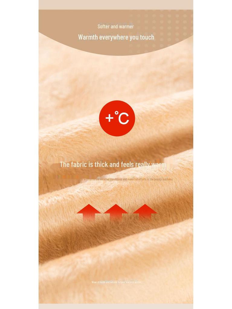 Bonas Nude Fleischfarbene Warme Leggings - Herbst/Winter Samt Strumpfhose