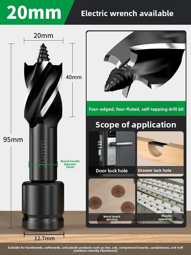 Professional Wood Auger Drill Bit For Electric Tools Extended Boring Kit
