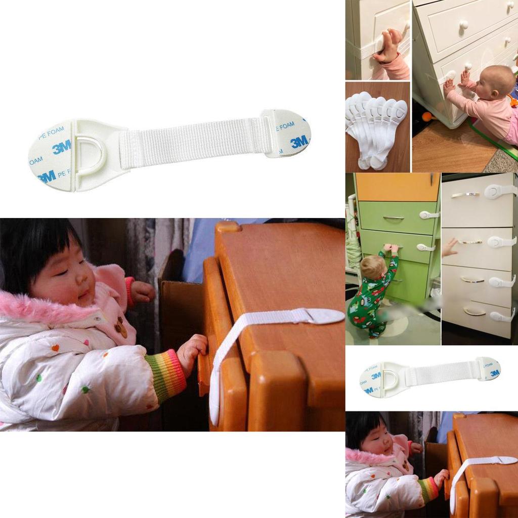 10x Baby Child Cupboard Cabinet Safety Locks For Ultimate Pet Proofing And Door Security