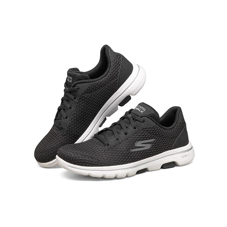 Skechers Go Walk 5 Comfortable Breathable Low-Top Casual Running Shoes Women sneakers Black 896022-BKW