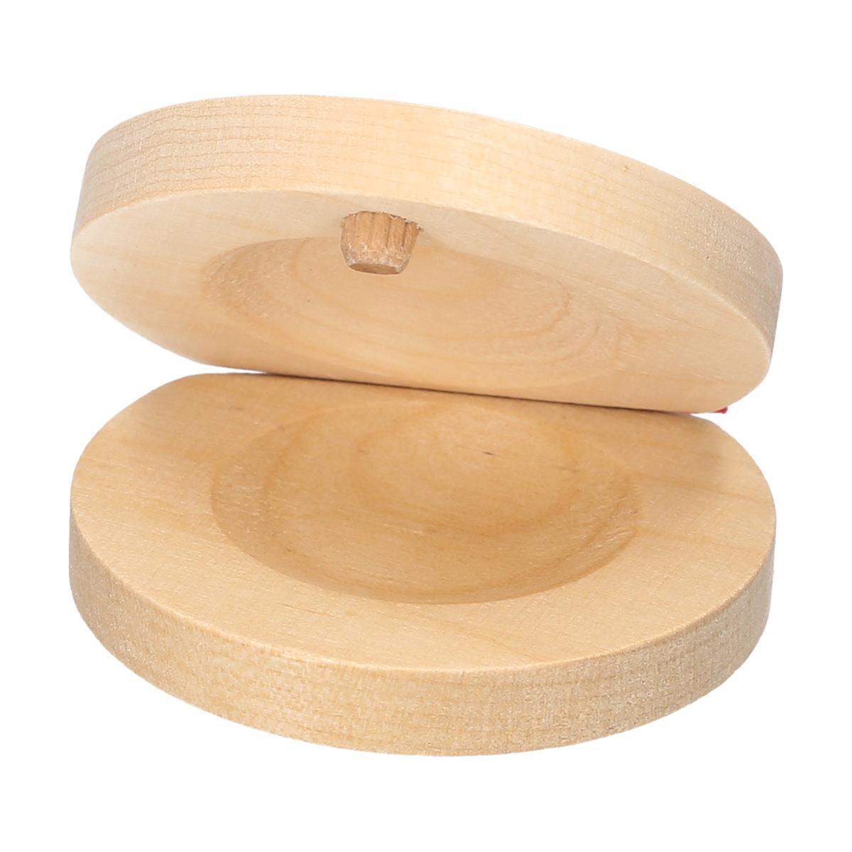 Painter Pair Of Castanets Wooden Castanet Finger Clappers Musical Instrument