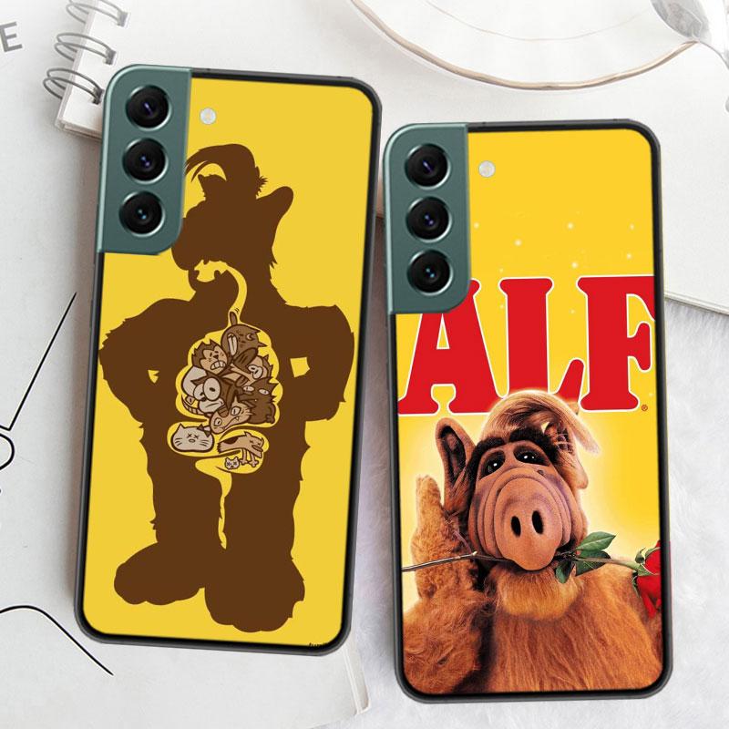 Alf TV Series Phone Case For Samsung Galaxy S22 S25 Ultra S21 S10 Plus S26 Edge S20 S23 S24 FE Cover Silicone Soft TPU Clear