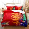 Cool Mega Man Zero Duvet Cover + 2 Pillowcases Zero Z-Saber Battle Scene Washable Polyester Bed Linen Sci-fi Mecha Fan Gift