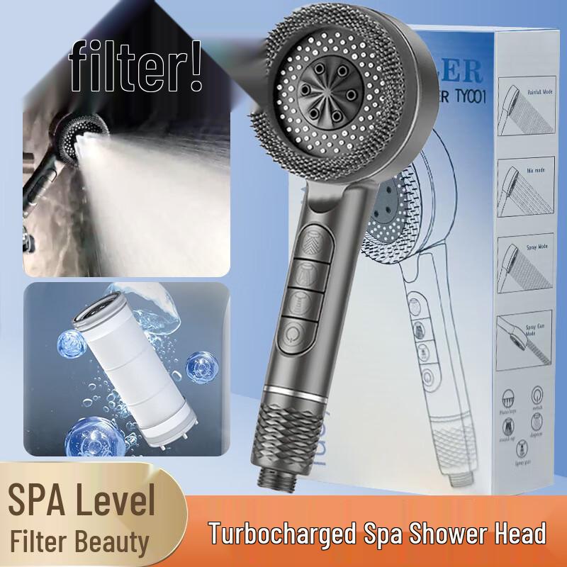 YIXI High-Pressure Shower Head Set