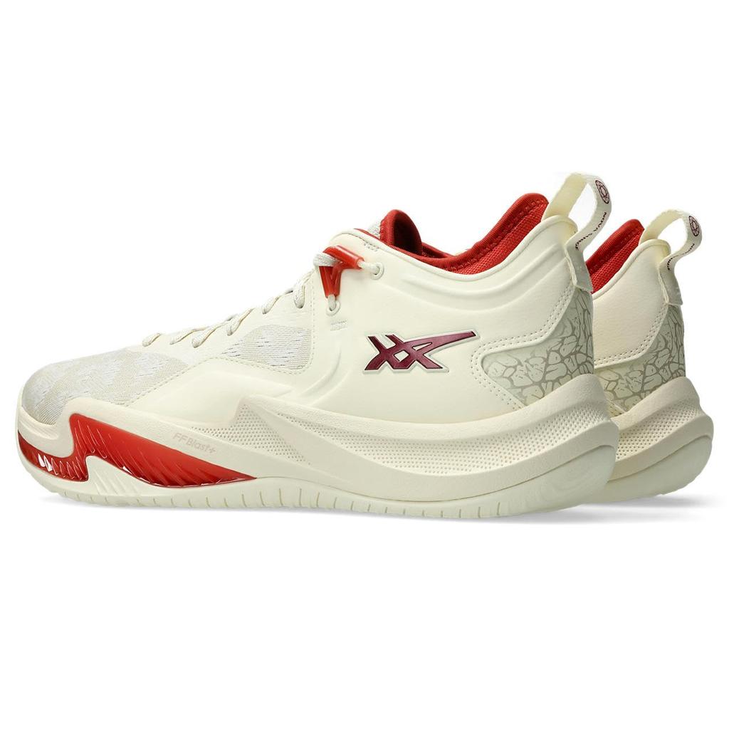 ASICS NOVA SURGE LOW 2 Basketball Size 750 2E Shoes, 1061A051, Men's, (Ivory/Chili Flake), 30.0 cm,