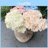 Wedding Diamond Rose Bouquet With Plush Fabric And Decorative Use For Hotel And Home Decor
