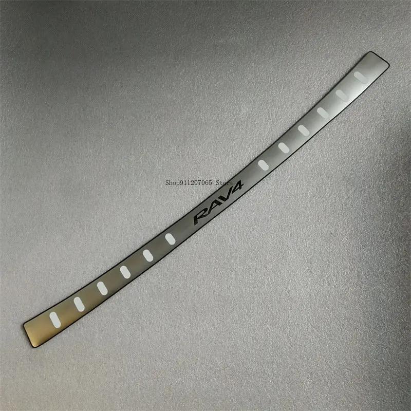 

Для RAV4 2009-2022 Модификация задней защиты Специальная накладка на порог багажника Декоративные детали Автоаксессуары Интерьер PVC&Four Seasons