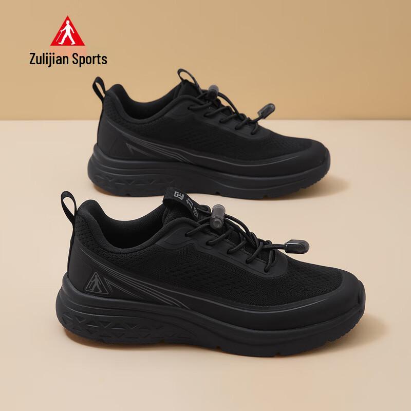 ZuliJian Women s Breathable Lightweight Walking Shoes 37 чёрный