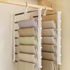 Multi-layer Anti-slip Trouser Rack: Cloud Ladder Home Storage Hanger