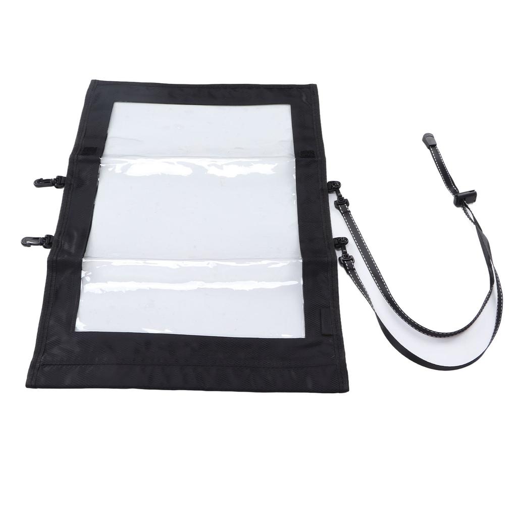Transparent Map Storage Bag Waterproof Folding Storage Pouch for Outdoor Hiking Camping
