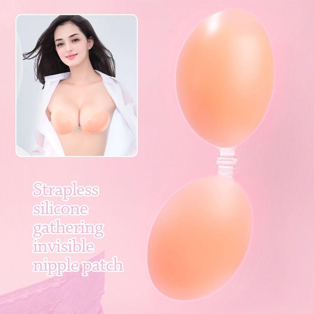 Push Up Chest Sticky Bra Breast Lift Up Sponge Bra Pads  for Daily Wedding Dress