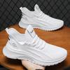 Running shoes 2025 spring new shoes trend couple fashion fly-woven shoes casual sports shoes