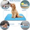 Dogs Self Cooling Mat Pet Cat Cooling Mat and Sleeping Pad for Pets Summer Cool Pads Blanket Washable Ice Silk Breathable Mat