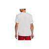 Nike T Shirts Men's White Crew Neck Moderate Straight Fit CZ9830-100