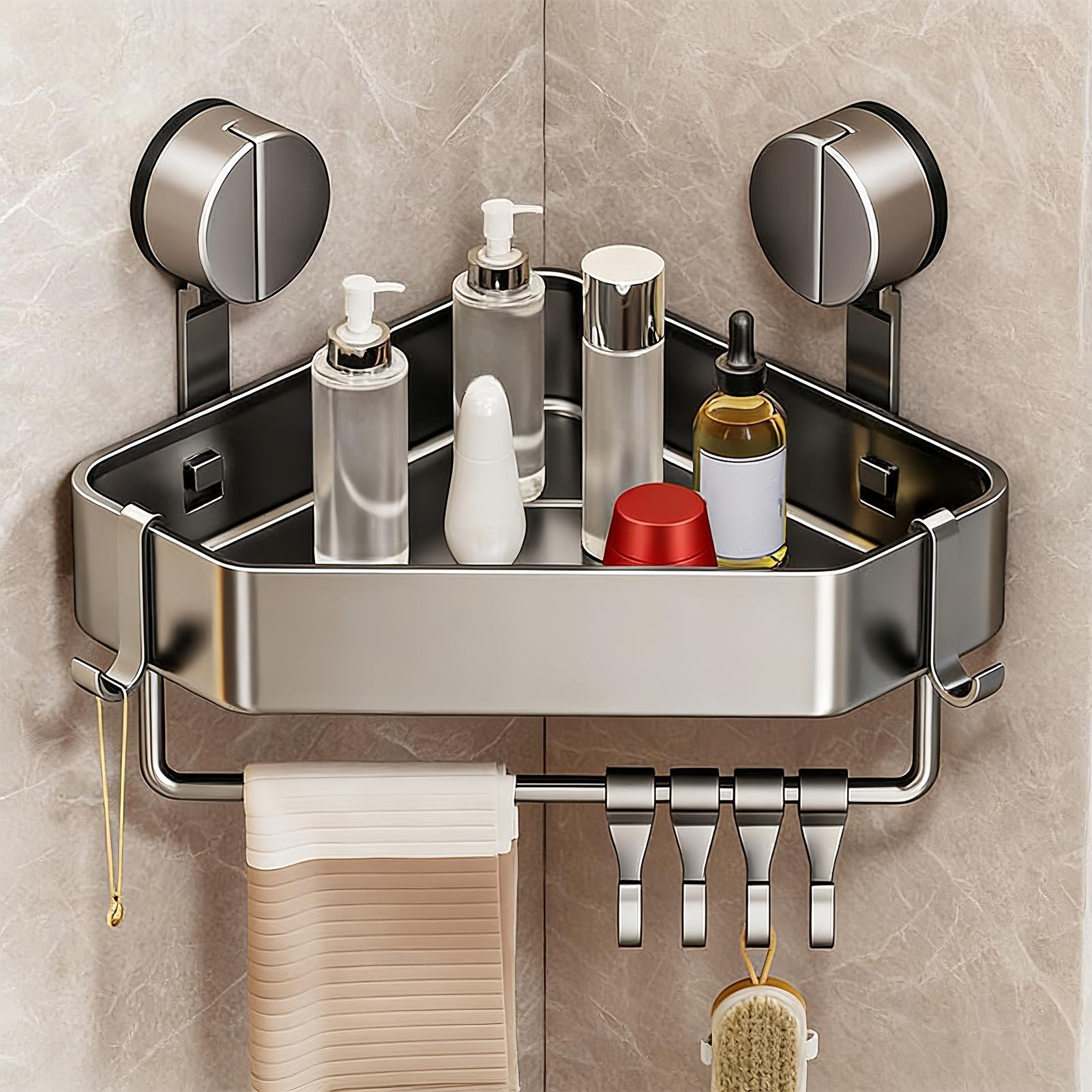 No-Drill Suction Cup storage rack bathroom toilet wall mounted hand washing shower room wall mounted triangular China Mainland