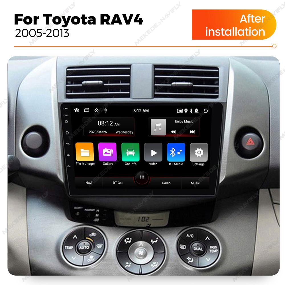 

Navifly 2din Android автомобильный радиоприемник мультимедиа видеоплеер GPS навигация для Toyota RAV4 Rav 4 2005-2013 Carplay стерео головное устройство