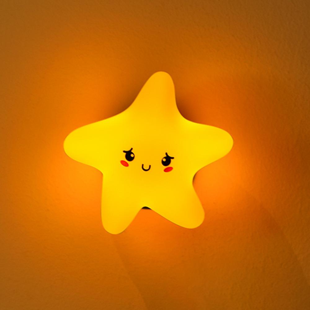 

Rechargeable Nursery Wall Night Light Star Cloud Moon Beside Lamp Cute Wall Lamp Bedroom Star