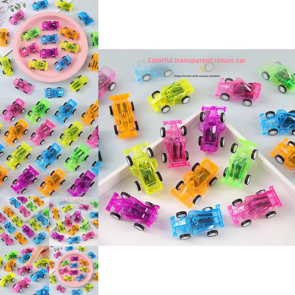 Simulation Mini Inertial Transparent Car Model Children Toy For Boys With Visual And Sensory Development