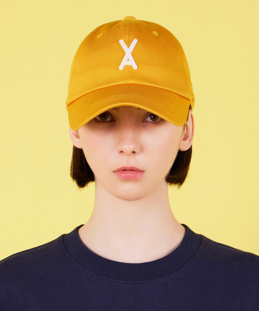 Bajal Va Applique Oversized Ball Cap Yellow