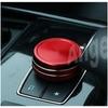 Car Multimedia Knob Button Decoration Multimedia Control Cover Fit For Mercedes Benz AMG A B CLA GLA GLE ML GL C W204 Class