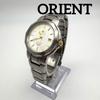 [ВЖИВАНІ] ORIENT Crystal Three Star UN71-C1 Чоловічий Сріблястий Циферблат Кварцовий Вінтажний Годинник Імпорт з Японії