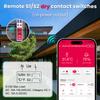 Tuya Temp & Humidity  Sensor WiFi 2-Gang Smart Switch 18mm DIN Rail  with , 3840W AC/300W DC, Timer, Smart Life/Alexa/Google
